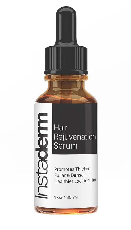 Hair Growth Serum- Extra Strength, DHT Blocker Hair Regrowth & Follicle Restoration Formula Treatment. Promotes Thicker, Fuller, Longer, Healthier Looking Hair for Men & Women.