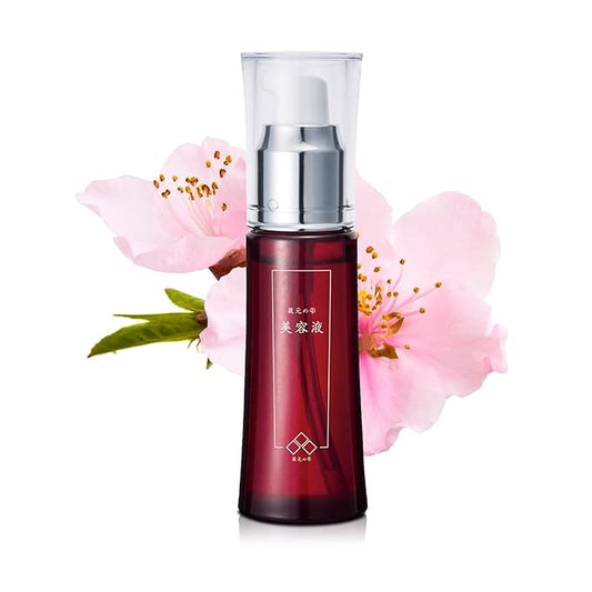 Cherry blossom face serum Japanese Sakura Rice brain Vitamin C Hydrating formula Smooth skin “Kuramoto-no-Shizuku”(1.01oz)