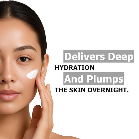 Radiant and Nourish Night Cream for Fine Line and Uneven Skin tone enriched with Ginseng and Niacinamide | Hydrates Overnight, Reduces Wrinkles and Dark Spots - 3.38 oz