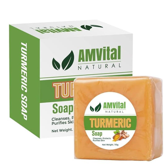 Turmeric Soap Bar for Face & Body, Smooth Skin, Natural Handmade Soap