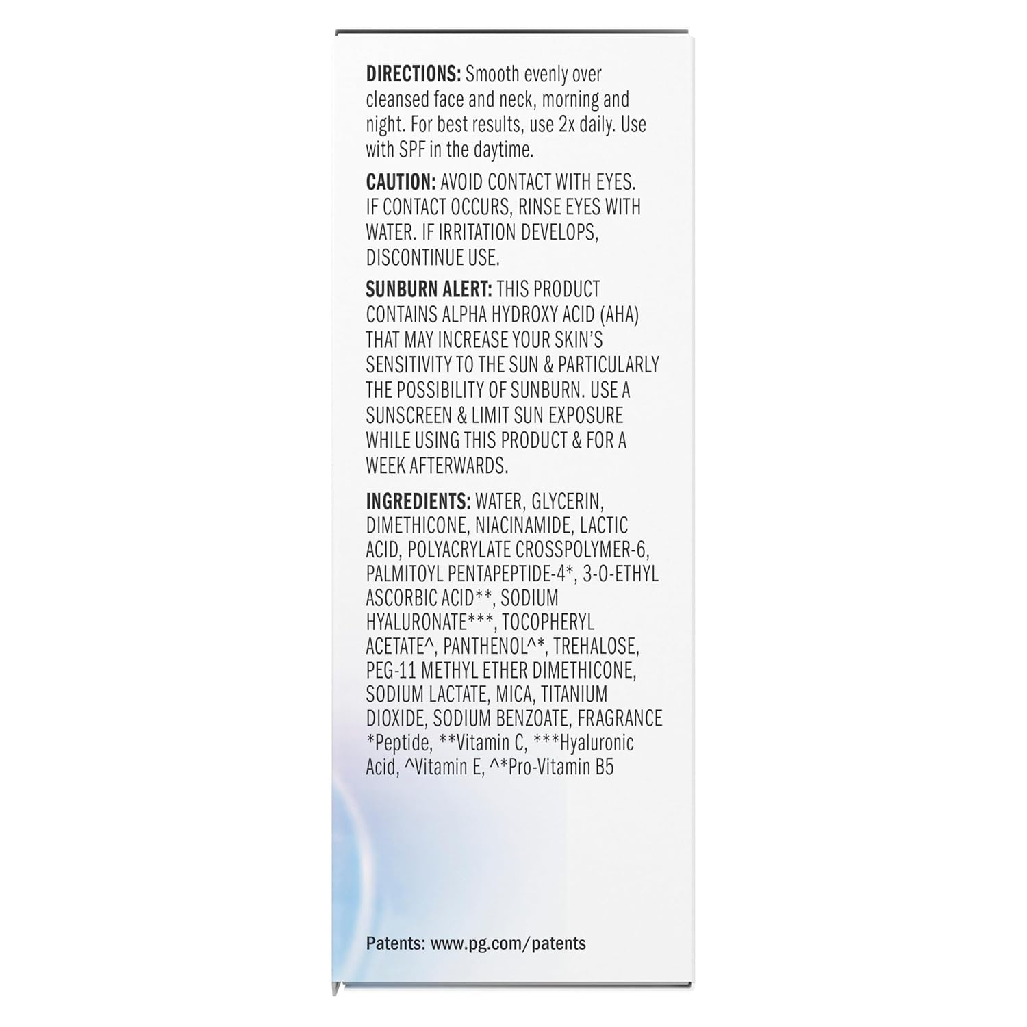 Super Serum with Niacinamide, Vitamin C & E, Collagen Peptide & AHA – 5-in-1 Anti-Aging Serum for Brightening, Hydrating, Smoothing, Firming & Even Skin Tone, 1.7 oz