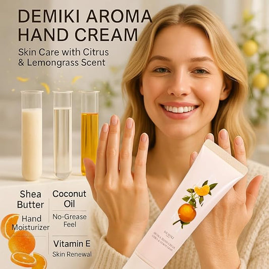 Shea Butter Hand Cream for Dry Cracked Hands, Birthday Gifts for Women,Bridesmaid Gifts,Nurse Gifts,Teacher Appreciation Gifts,Japanese Fragrance Hand Lotion Moisturizer Travel Size1.7fl.ozx4