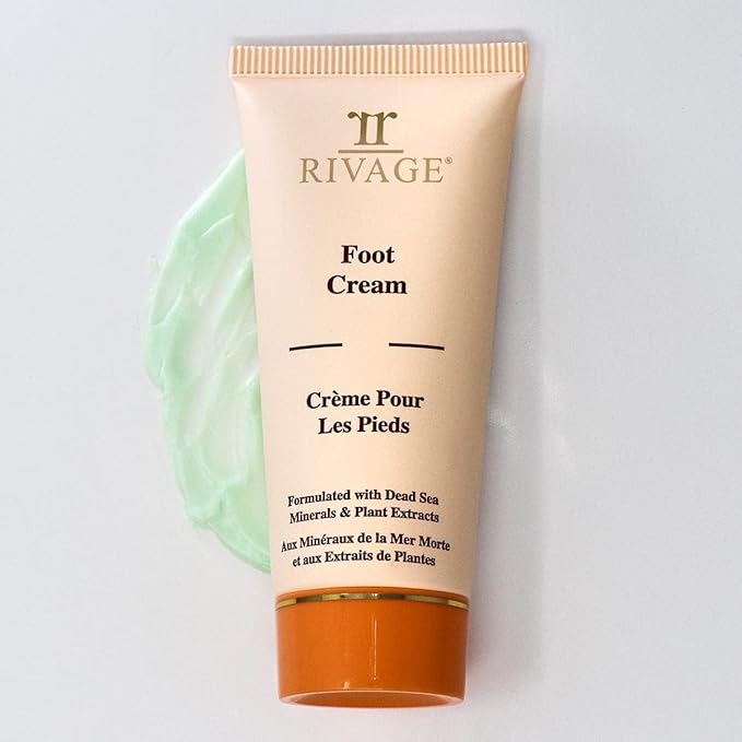 Rivage NATURAL DEAD SEA MINERALS FOOT CREAM 100ml FORMULATED with DEAD SEA MINERALS