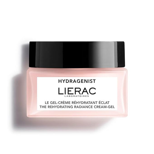 Lierac Rehydrating Radiance Face Cream - Hydrating Formula, Face Moisturizer Cream for Woman, Fine Lines, Hydrating, Tightens & Smooths Skin with Hyaluronic Acid, Sensitive Skin - 50ml