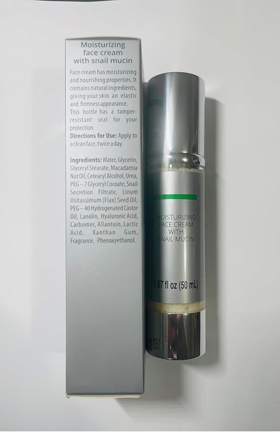 99.25% Korean Skin Care Snail Mucin Moisturizer Cream - Snail Mucin Essence Night cream-Face Serum | K Beauty Collagen Cream for Glass Skin