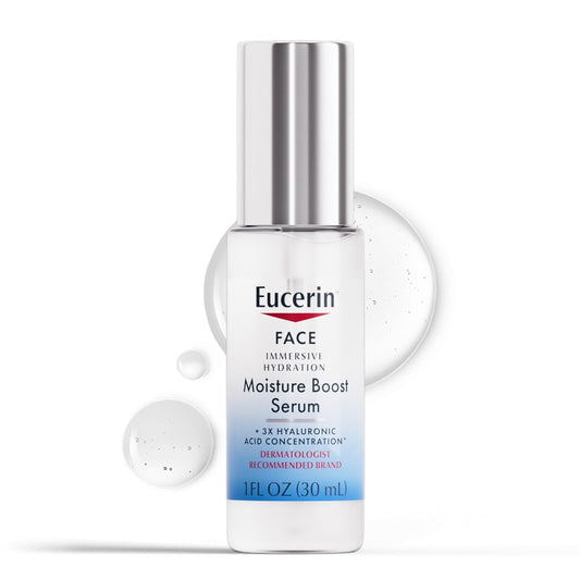 Hydrating Hyaluronic Acid Face Serum – Lightweight Anti-Aging Moisture Booster for Fine Lines & Wrinkles – Daily Facial Serum for All Skin Types, 1 Fl Oz
