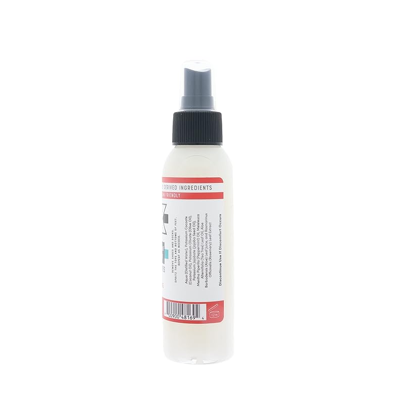 Rinse Bath & Body Peppofoot Peppermint Foot Spray - Handmade Peppermint & Tea Tree Foot spray with Essential Oils | Cooling, Refreshing & Moisturizing | Gluten Free| All Natural Herbal Foot Spray |4oz