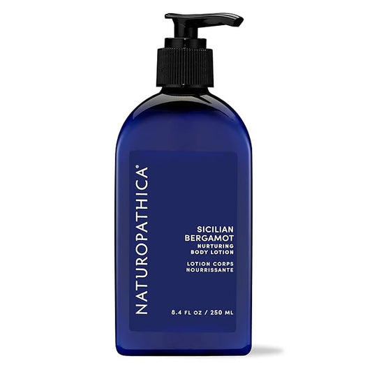 Naturopathica Sicilian Bergamot Body Lotion - Daily Citrus Body Moisturizer w/Orange, Clementine, Grapefruit and Aloe - Made in USA, 8.4 oz. (250 ml)