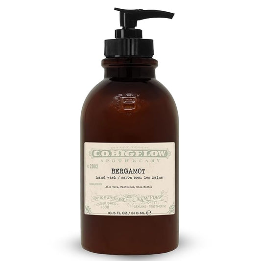 C.O. Bigelow Bergamot Hand Wash, Iconic Collection Liquid Hand Soap with Shea Butter, Glycerin, Aloe Vera, 10.5 Fl Oz