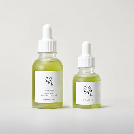 Beauty of Joseon Calming Serum Green Tea Panthenol Soothing, Moisturizing Sensitive, Acne-Prone, UV Irritated Skin, Daily Korean Skin Care for Men and Women (2 Fl.Oz.)