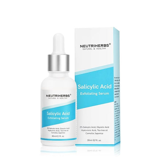 NEUTRIHERBS Salicylic Acid Exfoliating Serum, Unclogged And Minimized Pores, Face Serum For Acne Prone & Oily Skin - 1 fl oz