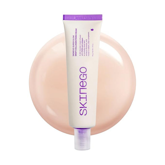 Super Glow Deep Collagen PDRN Cream – 1,000,001ppb PDRN & Collagen, Radiant FinishAdds radiance Moisturizer for Dewy Skin, Firming & Hydrating, Korean Skincare 50g / 1.69 fl.oz.