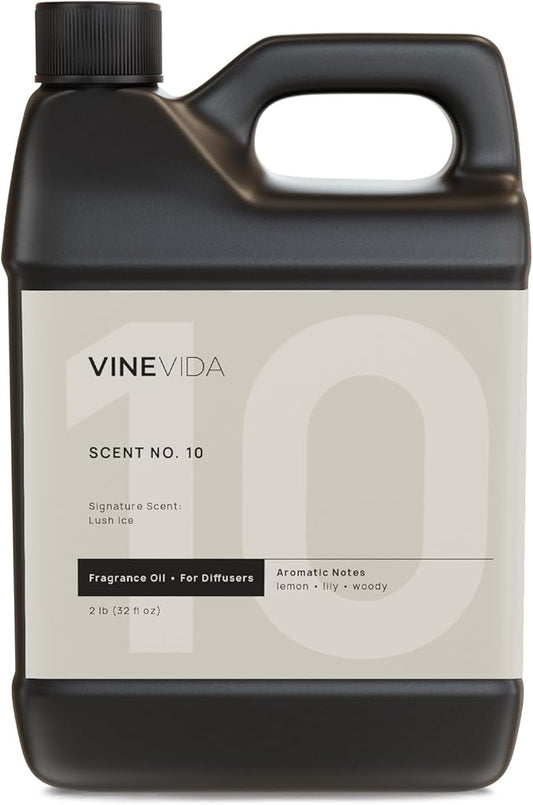 VINEVIDA Lush Ice Fragrance Oil for Cold Air Diffusers - 32 Fl Oz - Essential Oils for Diffuser Oil Refill & Air Freshener Room Spray
