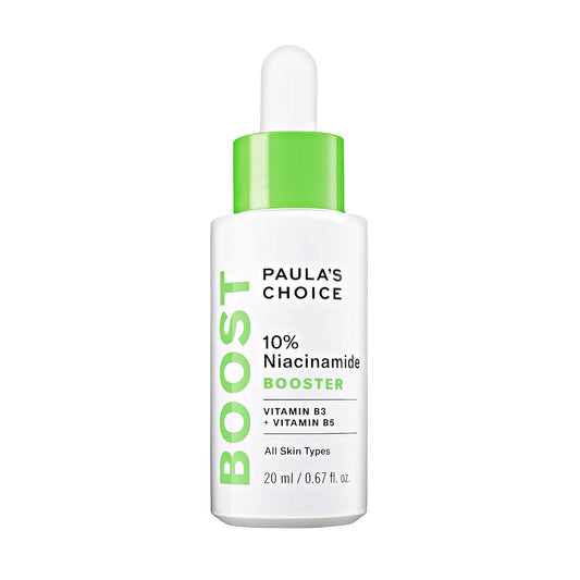 Niacinamide 10% Booster Serum – Vitamin B3, Vitamin C & Licorice Extract for Pores & Brightening, 0.67 oz
