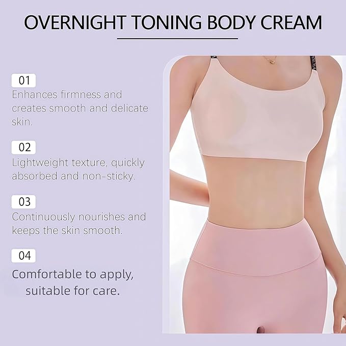 MYCXMZI】 Toning Whip for Women - Belly Firming & Tightening Cream, Body Toning Cream for Stomach, Arms & Thighs, Slimming Moisturizer with Fast Absorbing Formula (2)