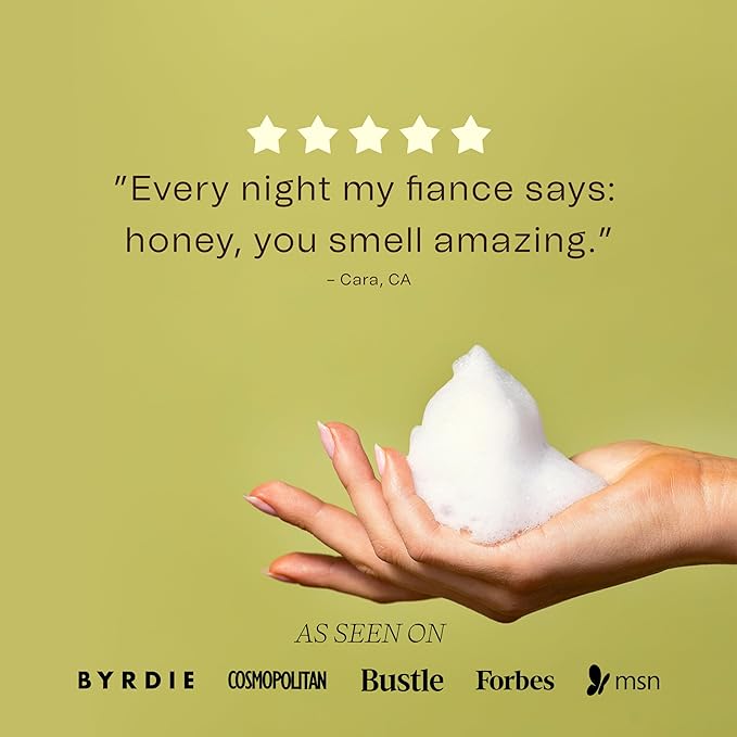 Non Toxic and Vegan Body Wash With Organic Ingredients - Moisturizing For Dry and Sensitive Skin, Natural and Organic, Paraben Free, Cruelty Free, Gluten Free, Sulfate Free (16 FL. OZ)