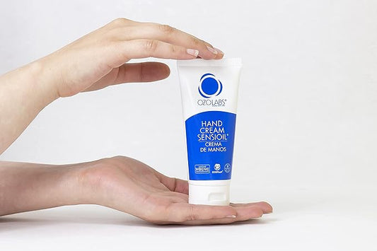 OZOLABS Hand Cream for Women and Men – Organic Ozonated Oils | Fast-Absorbing, Non-Greasy | Deep Hydration & Helps Reduce Signs of Aging | Dermatologist Recommended | 3.3 fl. oz.