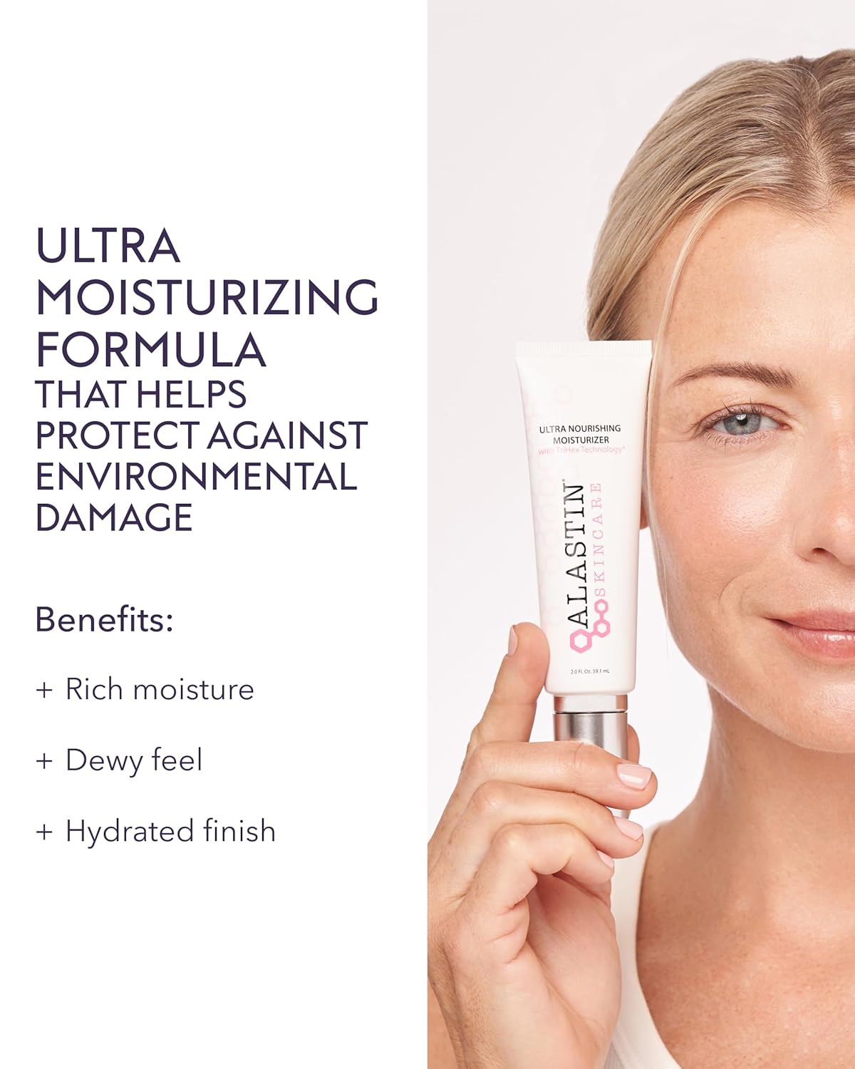 Ultra Nourishing Face Moisturizer Cream – Daily Hydrating & Firming Lotion for Dry, Mature Skin | Boosts Collagen & Elastin | Anti-Aging Skincare Formula | 2 Oz