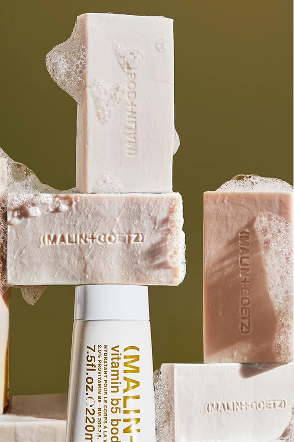 MALIN+GOETZ Vitamin B5 Hydrating Bar – Rum | Triple-Milled Skincare Bar with Vitamin B5, Hyaluronic Acid, Amino Acids + Shea Butter | Cleanses + Hydrates Skin | Rum Scent | Vegan + Cruelty-Free (5 oz)