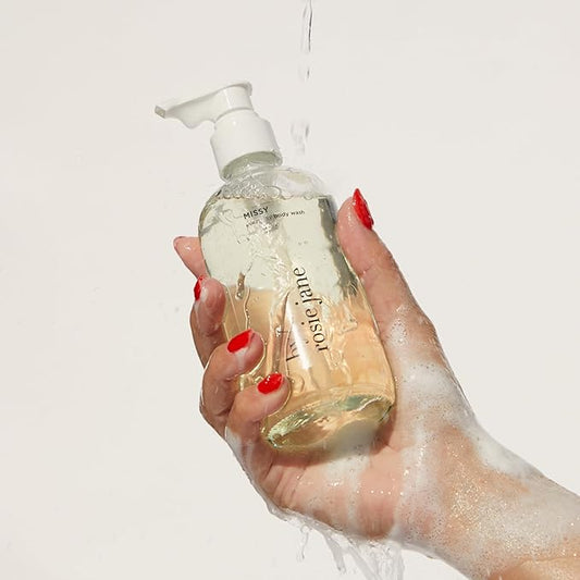 By Rosie Jane Everyday Body Wash (Missy) - Hydrating Body Wash Made with Organic White Tea Extract & Cocoa Extract - Repairs Skin Elasticity & Collagen - Vegan & Non-Toxic (8 Fl Oz)