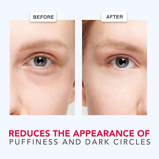 Beauty by Earth Caffeine Eye Cream for Puffiness & Bags Under Eyes - USA Made with Natural & Organic Ingredients, Under Eye Cream for Dark Circles with Glycerin & Vitamin E, Brightens & Refreshes
