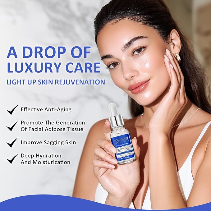 Volufiline Serum, Face Serum Anti Wrinkle, Moisturize and Firm Skin, Improve Fine Lines and Sagging Problems, Enhance Skin Fullness and Firmness