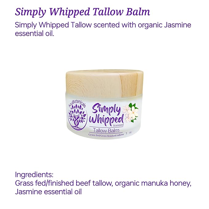Sample Our Products 1 oz (30g) each sample, Methylene Blue Whipped Tallow, GHK-Cu Copper and Methylene Blue Infused Tallow, Baby Tallow Balm, Simply Whipped Tallow Balm Variety 1 Ounce (Pack of 4)