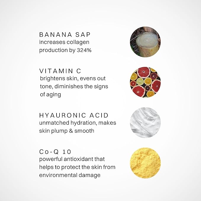 Tano Age Well Face Cream – Retinol Alternative with Banana Sap, Hyaluronic Acid, Vitamin C – Reduces Wrinkles, Firms Skin, Boosts Collagen – Fragrance Free, EU Clean, 0.5oz