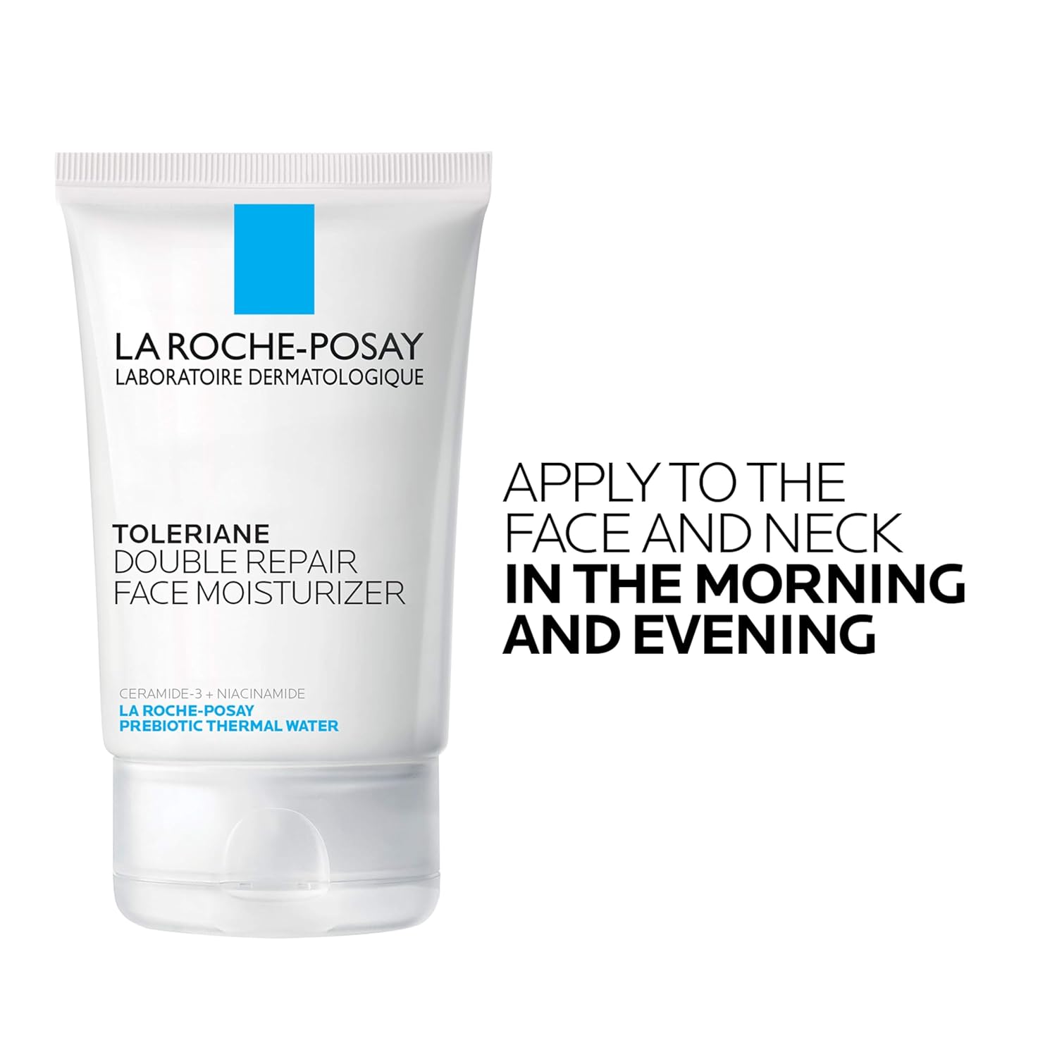 La Roche-Posay Toleriane Double Repair Face Moisturizer – Hydrating Daily Cream with Ceramide & Niacinamide, Fragrance-Free