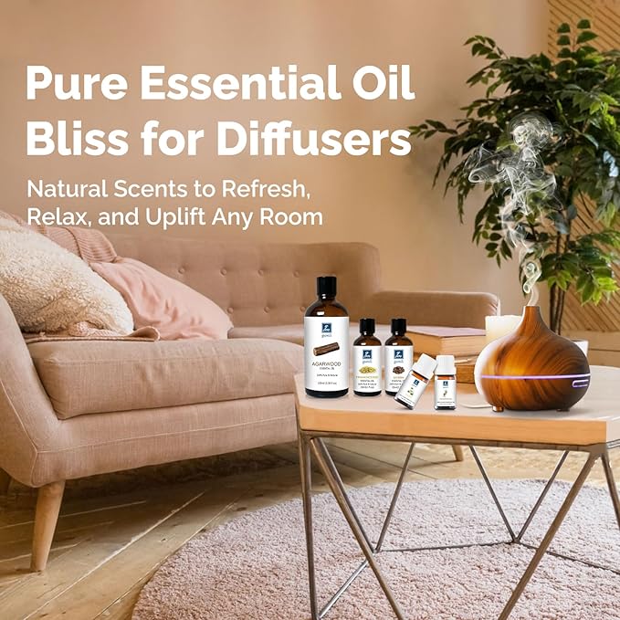 Eucalyptus Essential Oil 1 Oz, 100% Pure Natural Eucalyptus Oil, Aromatherapy Essential Oils for Diffuser, Spray, Skin, DIY Body Oils Blends