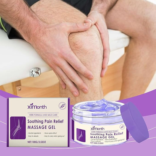 2 Pcs Joint Soothing Massage Gel, Joint Activities Throughout Release Muscle and Relief Gel.
