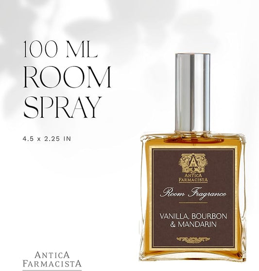Antica Farmacista Room Spray - Vanilla, Bourbon and Mandarin, 3.4 Fl Oz (Pack of 1)