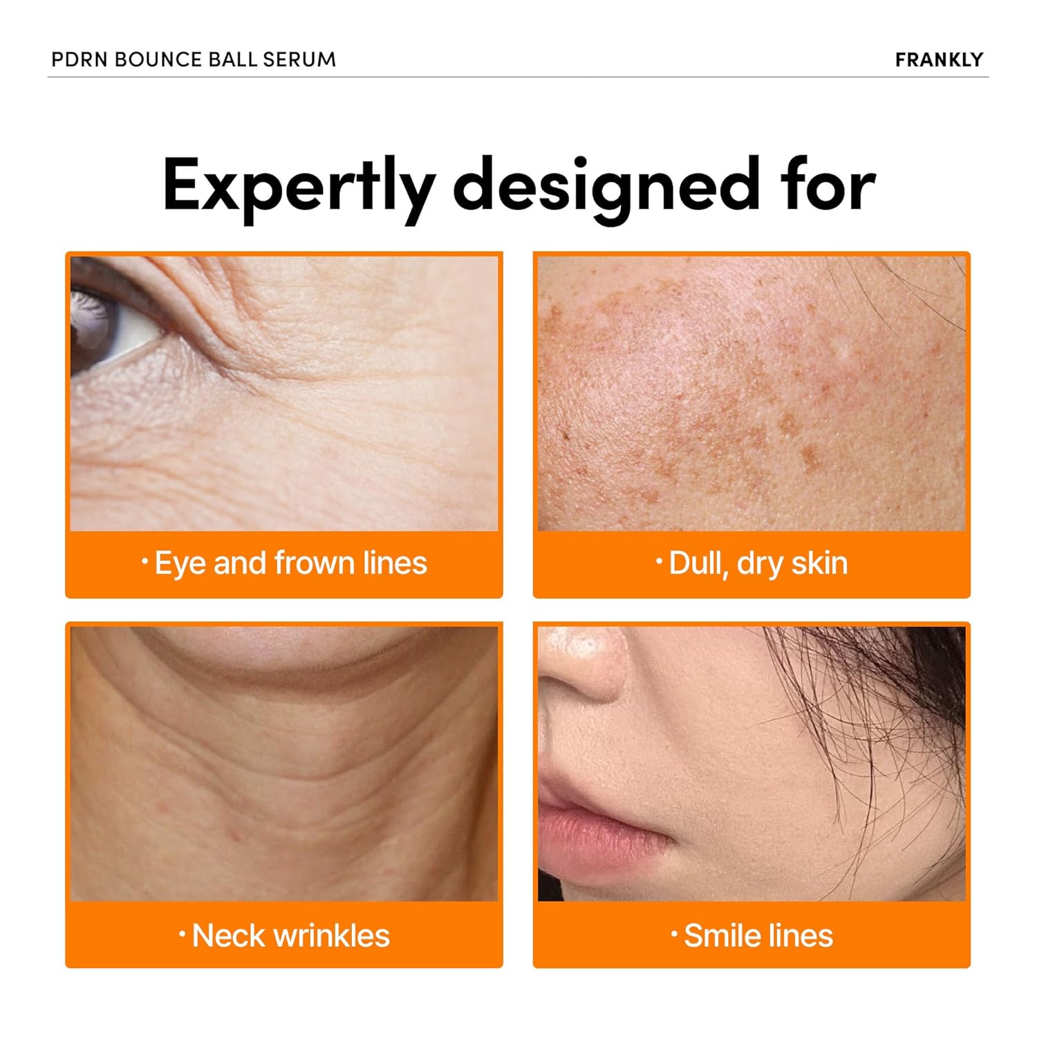 PDRN Bounce Ball Serum – Korean Salmon DNA Face Serum for Glass Skin, Plumping & Firming – Lightweight, Non-Sticky Glow Serum for Bouncy, Hydrated Skin – 1.01 Fl Oz