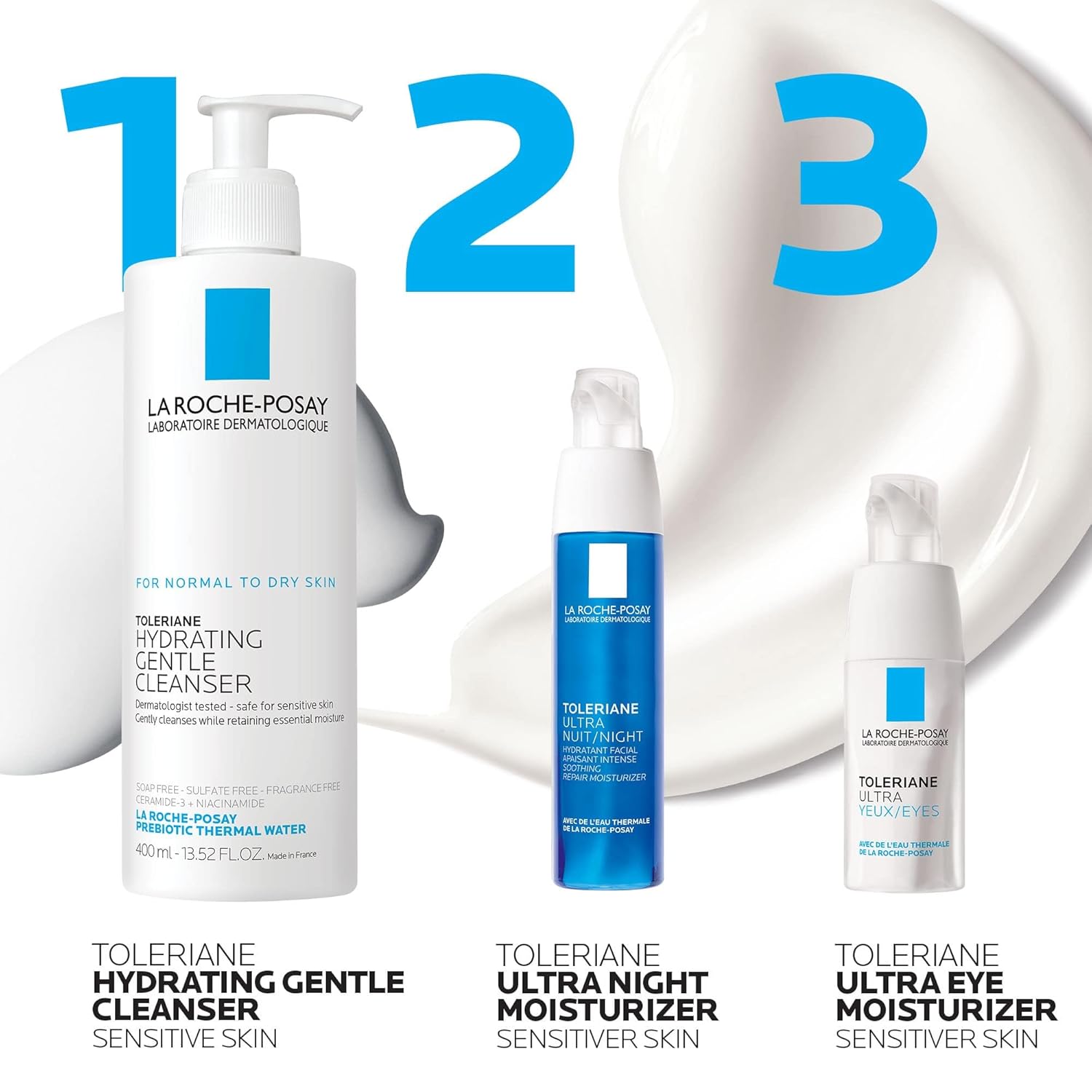 🌙 La Roche-Posay Toleriane Night Cream – Soothing Moisture for Sensitive Skin