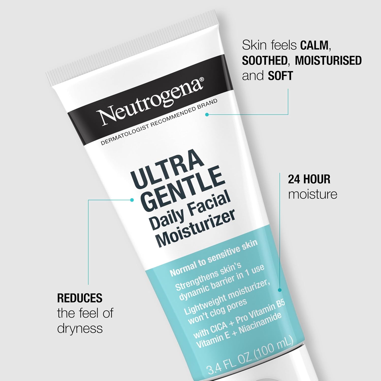 Fragrance-Free Facial Moisturizer for Sensitive Skin – 3.4 oz 🌿💧
