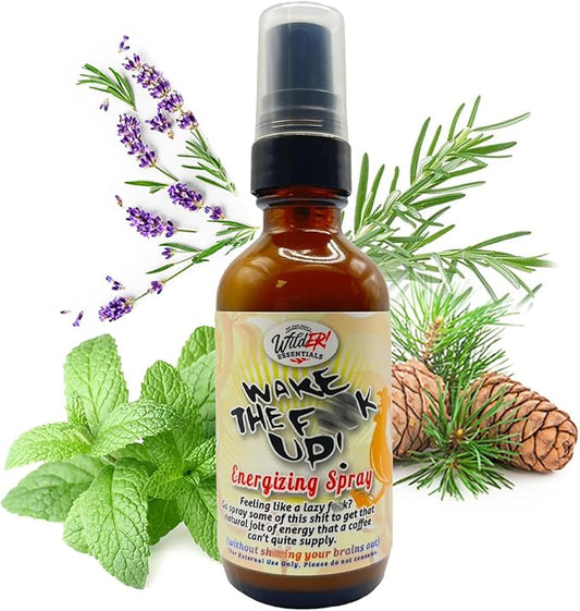 Wild Essentials All Natural Essential Oil Sprays, 2 Ounce, 60ml, Organic Witch Hazel, Aromatherapy, Made in USA