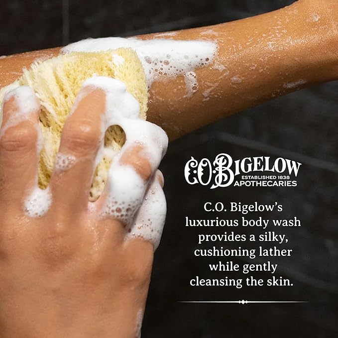 C.O. Bigelow Iconic Collection Vetiver Body Wash, Scented Shower Gel with Coconut Oil and Aloe Vera, 10.5 fl oz
