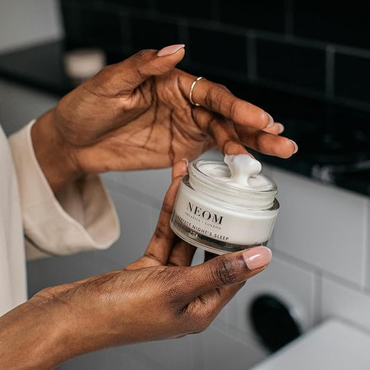 Neom- Perfect Night’s Sleep Overnight Facial Cream - 50ml | Face Moisturiser With Hyaluronic Acid, Aloe Vera & Ceramides To Plump & Reduce Lines | Suitable For All Skin Types