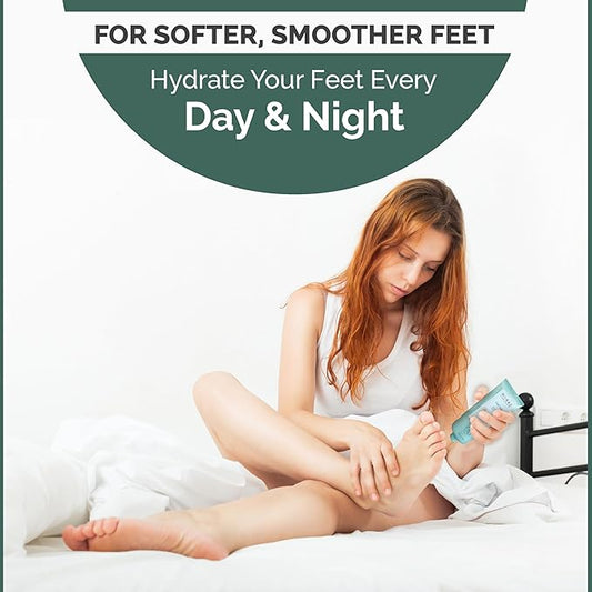 Moraz Caftan Polygonum Foot Cream for Dry Cracked Heels and Feet with 75% Polygonum Extract – Non-greasy, Fast-absorbing Intensive Foot Moisturizer for Dry Cracked Feet, Vegan, Paraben Free, 1.7 Fl Oz