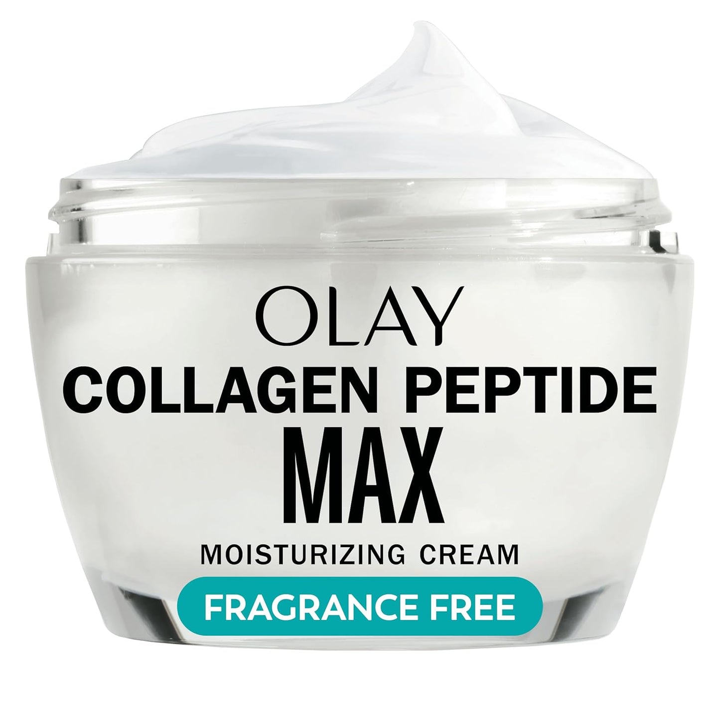 Collagen Peptide Face Moisturizer for Women – Firming, Hydrating & Anti-Aging Cream with Niacinamide, Fragrance-Free & Non-Greasy, Smooths Fine Lines & Tightens Skin, 1.7 oz