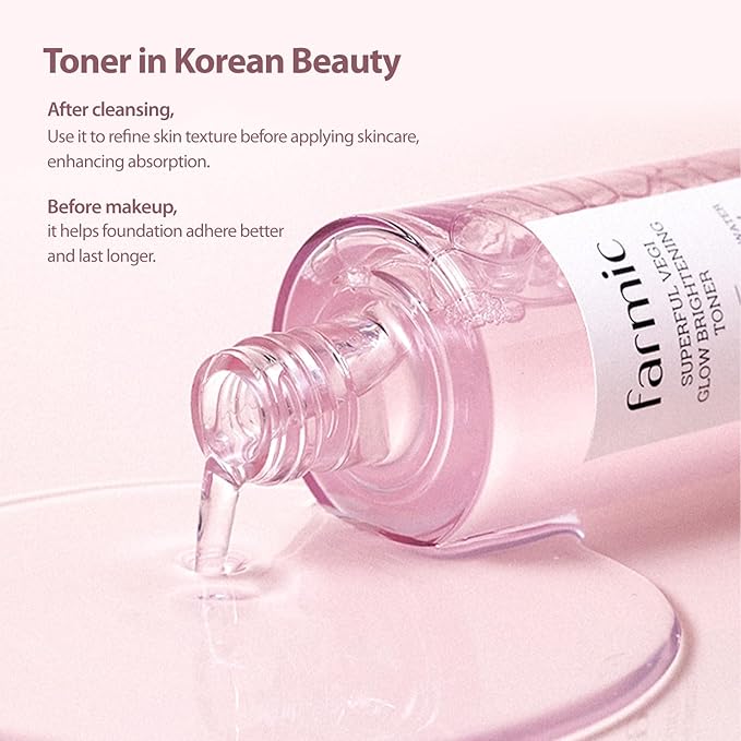 Superful Vegi Glow Toner 6.76 fl.oz (200ml) Aloe & Omija Soothing Moisturizer Facial Vegan Toner Hydrating Radiant Face Cruelty-Free Korean Daily Skincare Prep All Skin Types