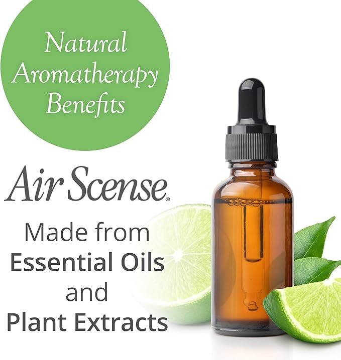 Air Scense Air Freshener Deodorizer Room Spray for Bathroom & Home, Essential Oils, Natural Lime - 7 fl oz (1-Pack)