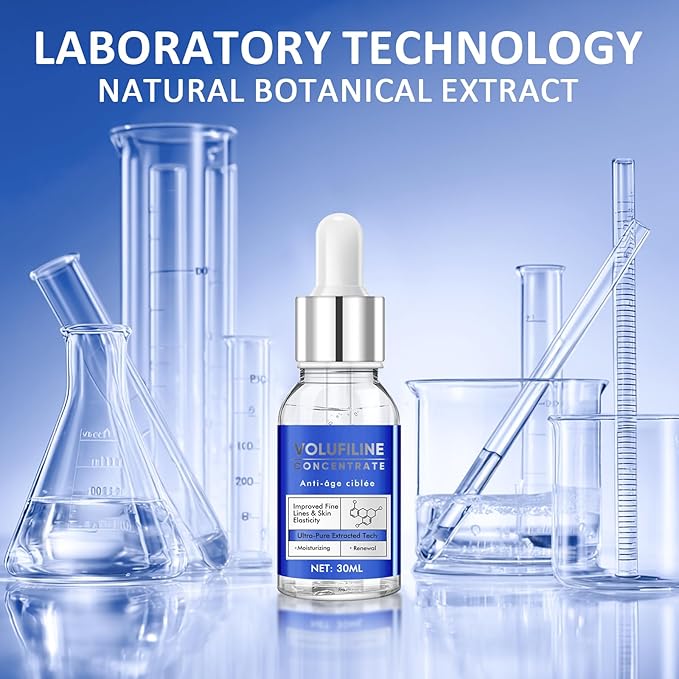 Volufiline Serum, Face Serum Anti Wrinkle, Moisturize and Firm Skin, Improve Fine Lines and Sagging Problems, Enhance Skin Fullness and Firmness