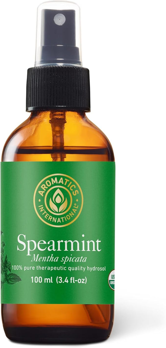 Aromatics International Spearmint Hydrosol 100ml | Refreshing Aromatic Spray for Everyday Use