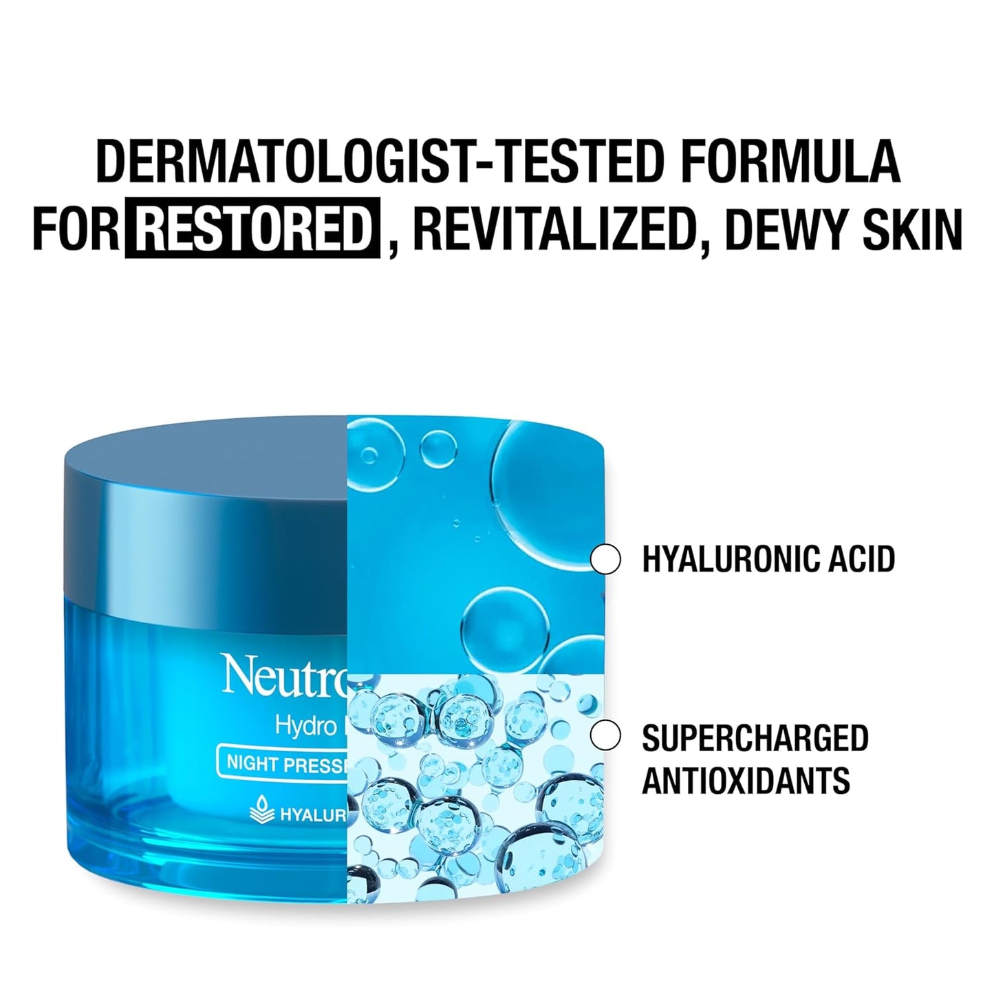 🧴✨ Hydro Boost Night Pressed Serum – Deep Hydration Hyaluronic Acid Moisturizer for Extra Dry Skin – Overnight Repair Face Cream for Dewy & Revitalized Skin (1.7 oz) 🌙💧
