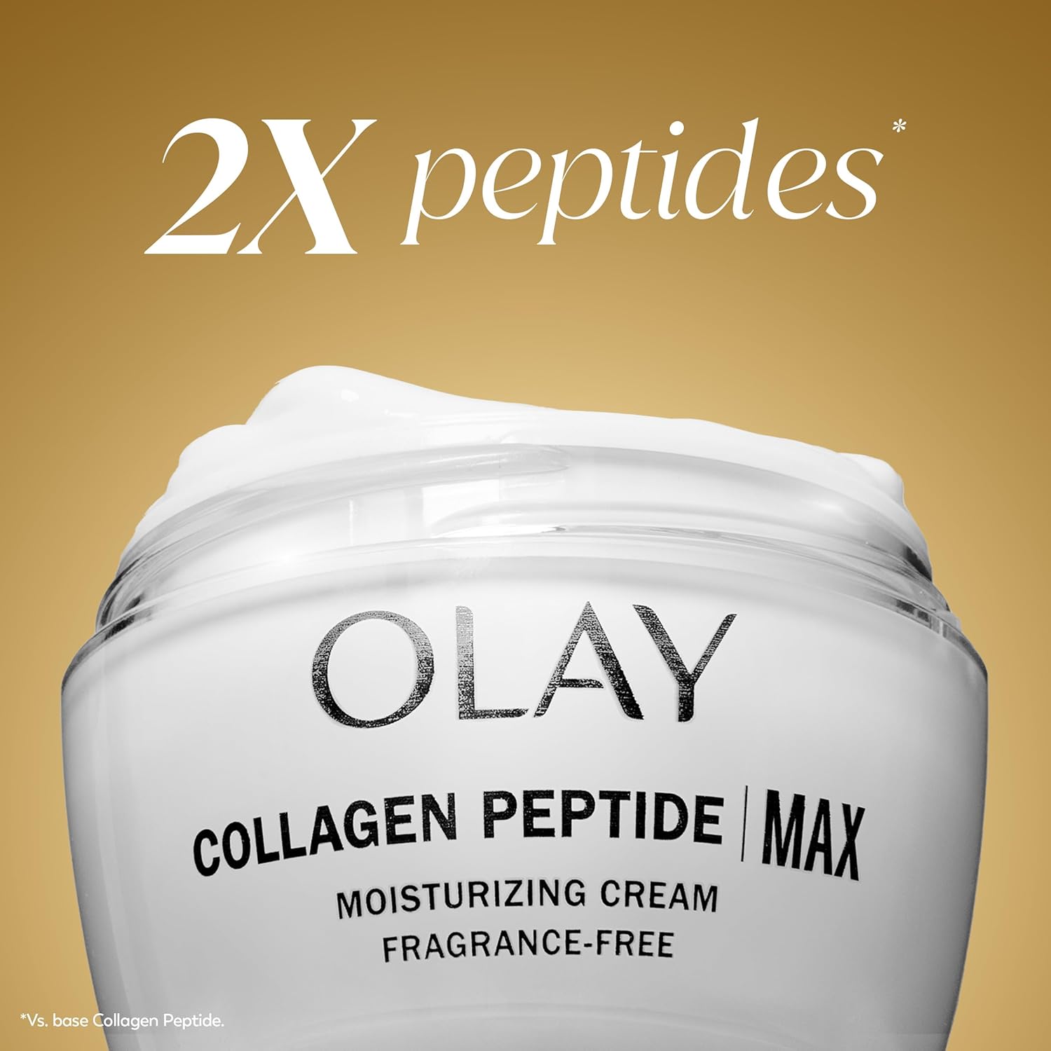 Collagen Peptide Face Moisturizer for Women – Firming, Hydrating & Anti-Aging Cream with Niacinamide, Fragrance-Free & Non-Greasy, Smooths Fine Lines & Tightens Skin, 1.7 oz