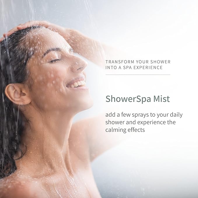 Jasmine + Eucalyptus ShowerSpa Mist Spray for Aromatherapy, At Home Spa Experience, Sinus Congestion Relief, and Tension Relief, 4 fl oz.