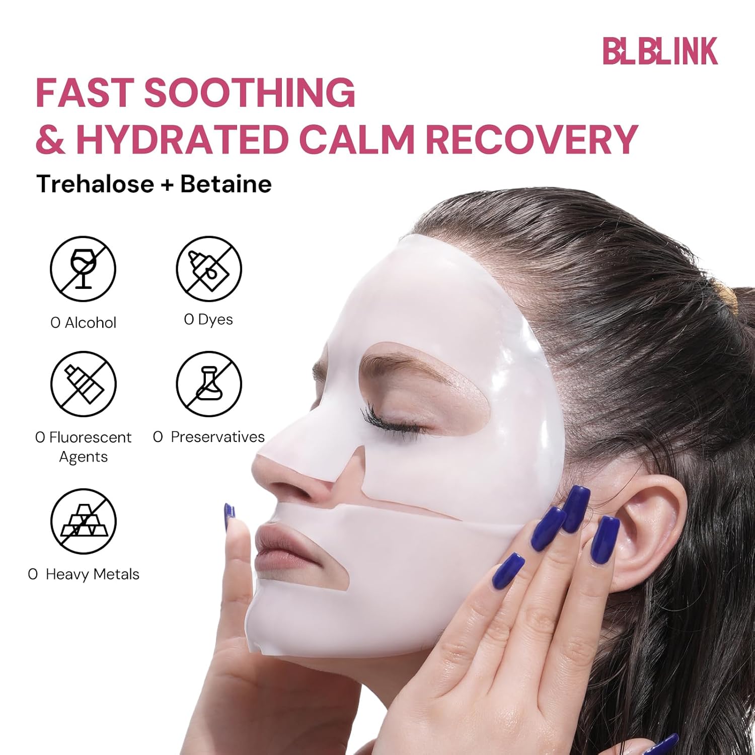 5-Pack Collagen Hydrogel Face Mask – Moisturizing & Firming Overnight Sheet Mask for Dry Skin – Anti-Aging Korean Skincare for Deep Hydration & Wrinkle Repair – 34g x 25ea