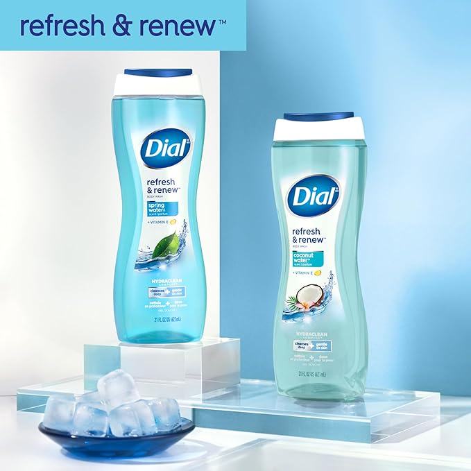 Dial Body Wash, Refresh & Renew Coconut Water, 32 fl oz