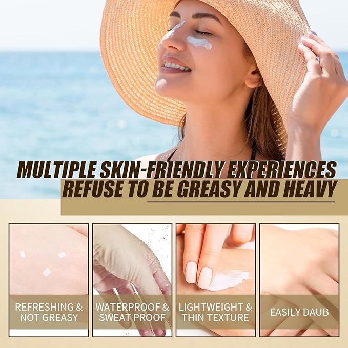 Relief Sun Organic sunscreen SPF50++++PA++++ Rice and Probiotics | Korean Skin Care Solution for All Skin Types | Nourishing Skin Protection and UV Defense(2PC)